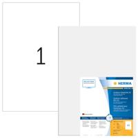 Etiket HERMA 9542 A3 297x420mm weerbestendig rekbaar wit 10 etiketten - thumbnail