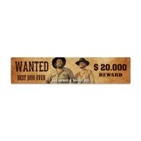 Bud Spencer & Terence Hill Tin Sign with Magnet Wanted 16 x 3,5 cm - thumbnail