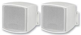 Monacor EUL-26/WS PA-wandluidspreker, Wandluidspreker 10 W Zwart 1 paar