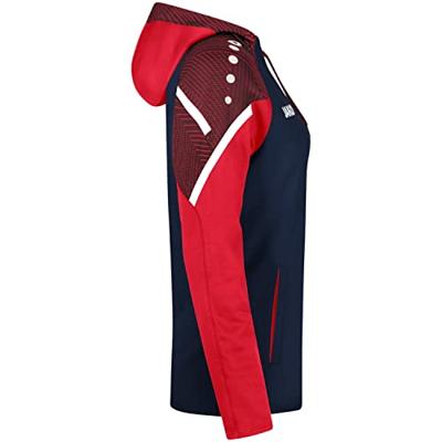 JAKO 6722 Sweater Met Kap Performance - Marine/Rood - L