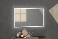 Brauer Jade Spiegel - Rechthoekig - 120 cm - met Directe LED-Verlichting - Dimbaar - met Touchbediening - thumbnail