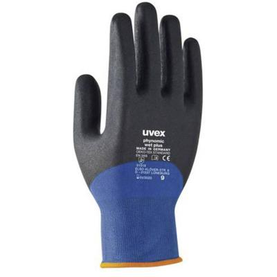 Uvex 6006110 beschermende handschoen Antraciet, Blauw, Grijs Elastaan, Polyamide 1 stuk(s)