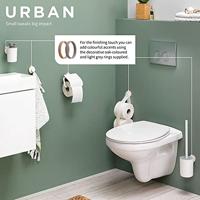 Tiger Toiletborstelhouder Urban Muur Mat Wit - thumbnail
