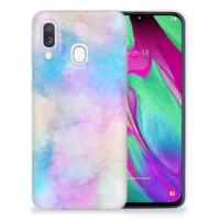 Hoesje maken Samsung Galaxy A40 Watercolor Light - thumbnail