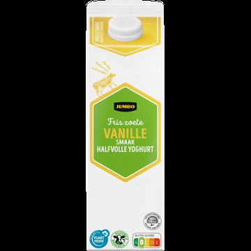 Jumbo Halfvolle Yoghurt met Vanillesmaak 1 L Jumbo Halfvolle Yoghurt met Vanillesmaak 1 L