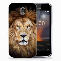 Nokia 1 | TPU Hoesje | Leeuw - thumbnail