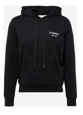 Iceberg 5C Felpa Hoodie Heren Zwart - Maat S - Kleur: Zwart | Soccerfanshop