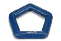 Rubber ring drijvend hondenspeeltje blauw 15 cm - thumbnail
