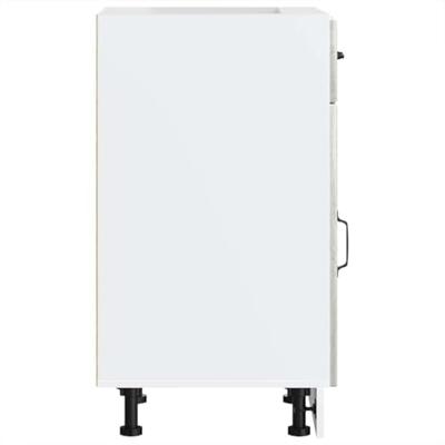 Onderkast Lucca bewerkt hout grijs sonoma eikenkleur