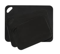 Snijplankset Wenko 55055100 Zwart Plastic (3 Onderdelen) - thumbnail