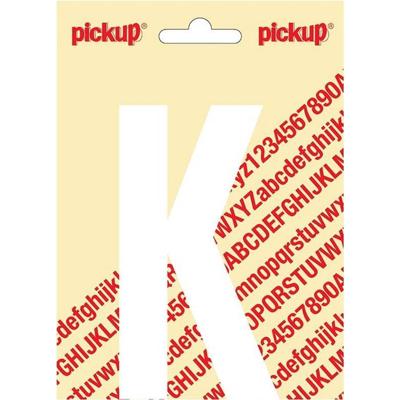 Plakletter Nobel Sticker witte letter K wit Pickup - Pickup Plakletter Nobel Sticker witte letter K wit Pickup - Pickup