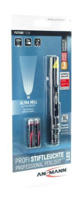 Ansmann 1600-0160 Future T120 Penlight werkt op batterijen LED 115 mm Zwart Ansmann 1600-0160 Future T120 Penlight werkt op batterijen LED 115 mm Zwart
