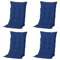 Tuinkussen hoge rug panama saffierblauw (4 stuks) Madison - Madison - thumbnail