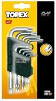Topex TX-sleutelset torx 9 delig lang - 6479045 - thumbnail