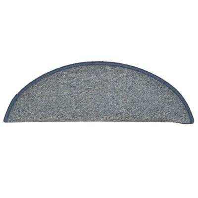 VidaXL Trapmatten 30 st 56x17x3 cm lichtgrijs en blauw halfrond VidaXL Trapmatten 30 st 56x17x3 cm lichtgrijs en blauw halfrond
