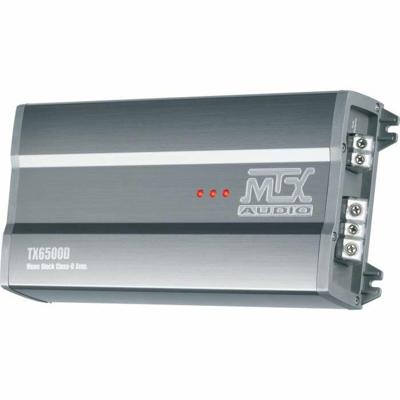 MTX TX6500D 12V versterker Mono Klasse-D 1x500W RMS aluminium blok MTX TX6500D 12V versterker Mono Klasse-D 1x500W RMS aluminium blok