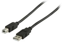 Valueline Vlcp60100b10 Usb 2.0 Usb A Male - Usb B Male Kabel 1,00 M Zwart - thumbnail