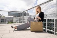 Reisenthel Daily Shopper-Rhombus Ginger - thumbnail