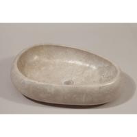 Waskom Imso Lavabo Goccia Cream Marmer 40x60x15cm OP=OP - thumbnail