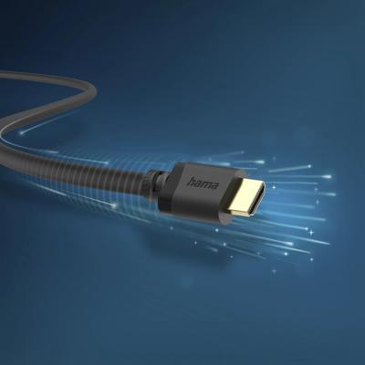 Hama 00202028 HDMI-kabel HDMI Aansluitkabel HDMI-A-stekker 2 m Zwart 8K UHD, Audio Return Channel (ARC), eARC