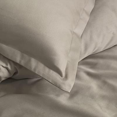 Cinderella dekbedovertrek Satijn - 200x200|220 cm - Taupe