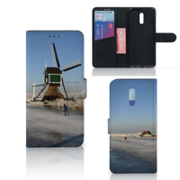 OPPO Reno Flip Cover Schaatsers - thumbnail