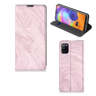 Samsung Galaxy A31 | Standcase | Marble Pink - Origineel Cadeau Vriendin Samsung Galaxy A31 | Standcase | Marble Pink - Origineel Cadeau Vriendin