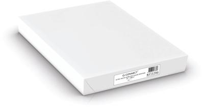 Q-CONNECT presentatiepapier, ultra white, ft A4, 120 g, pak van 250 vel, wit