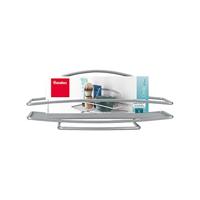 Metaltex onda badkamerrek 26x11x11 cm zilver - thumbnail