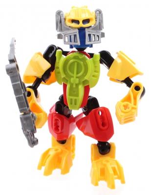 LG Imports robot Thunderbolt Warrior Golden Guardian 13 cm geel LG Imports robot Thunderbolt Warrior Golden Guardian 13 cm geel