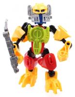 LG Imports robot Thunderbolt Warrior Golden Guardian 13 cm geel - thumbnail