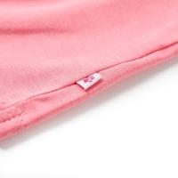 Kindershirt 140 fluorescerend roze - thumbnail