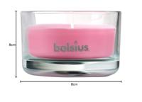 Bolsius True Scents Geurkaars in Glas Magnolia 5 cm Roze 6 Stuks - thumbnail