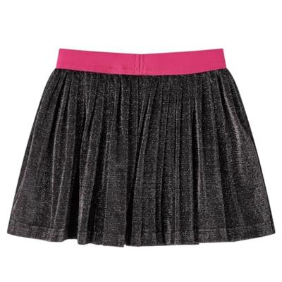 Kinderrokje geplooid met glitters 92 marineblauw Kinderrokje geplooid met glitters 92 marineblauw