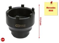KS Tools 450.0168 3/4-sleufmoersleutel met 6 pennen voor Mercedes en MAN, 95-115mm - thumbnail