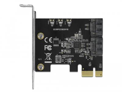 DeLOCK 2 port SATA PCI Express Card adapter