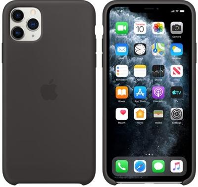 Apple silicone case iPhone 11 Pro Max black