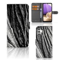 Book Style Case Samsung Galaxy A32 4G Boomschors Grijs - thumbnail