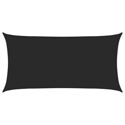 VidaXL Zonnezeil 160 g/m² 4x7 m hdpe zwart
