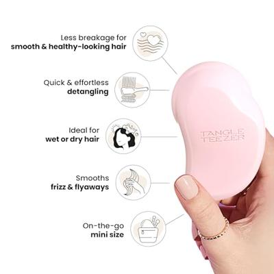 Tangle Teezer Original Pink Haarborstel Mini - thumbnail