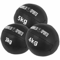 Medicine ball set 12 kg leer - thumbnail