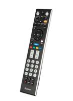 Hama Universele afstandsbediening voor LG TV's (infrarood, leerbaar, lichtgevende toetsen, slimme knop, Easy Mode functie, ergonomische hoofdtoetsen, 10 m bereik) zwart - thumbnail