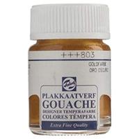 Talens plakkaatverf Extra Fijn flacon van 16 ml, donkergoud - thumbnail