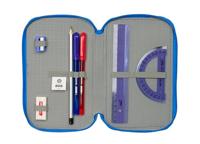 Driedubbele Pennenzak Batman Blauw 12,5 x 19,5 x 5,5 cm 37 Onderdelen - thumbnail