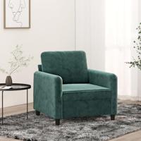 Fauteuil 60 cm fluweel donkergroen - thumbnail