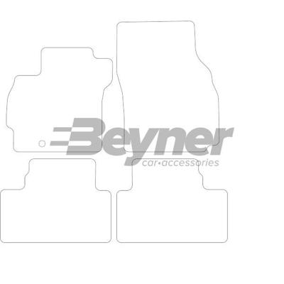 Velours Automatten passend voor Mazda 5 2011- 4-delig HL1440944