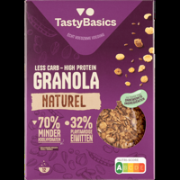 TastyBasics Low Carb High Protein Granola Naturel bij Jumbo - thumbnail