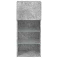 Tv-meubel met LED-verlichting 40,5x30x90 cm betongrijs - thumbnail