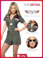 Top Gun vliegenier kostuum vrouw - thumbnail