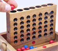 Logica Giochi Houten Bordspel 4 op een Rij - thumbnail